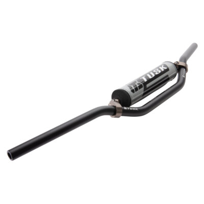 Tusk T-10 Aluminum 7/8'' Handlebar CR Mid Bend Black Dirt Bike Handlebars