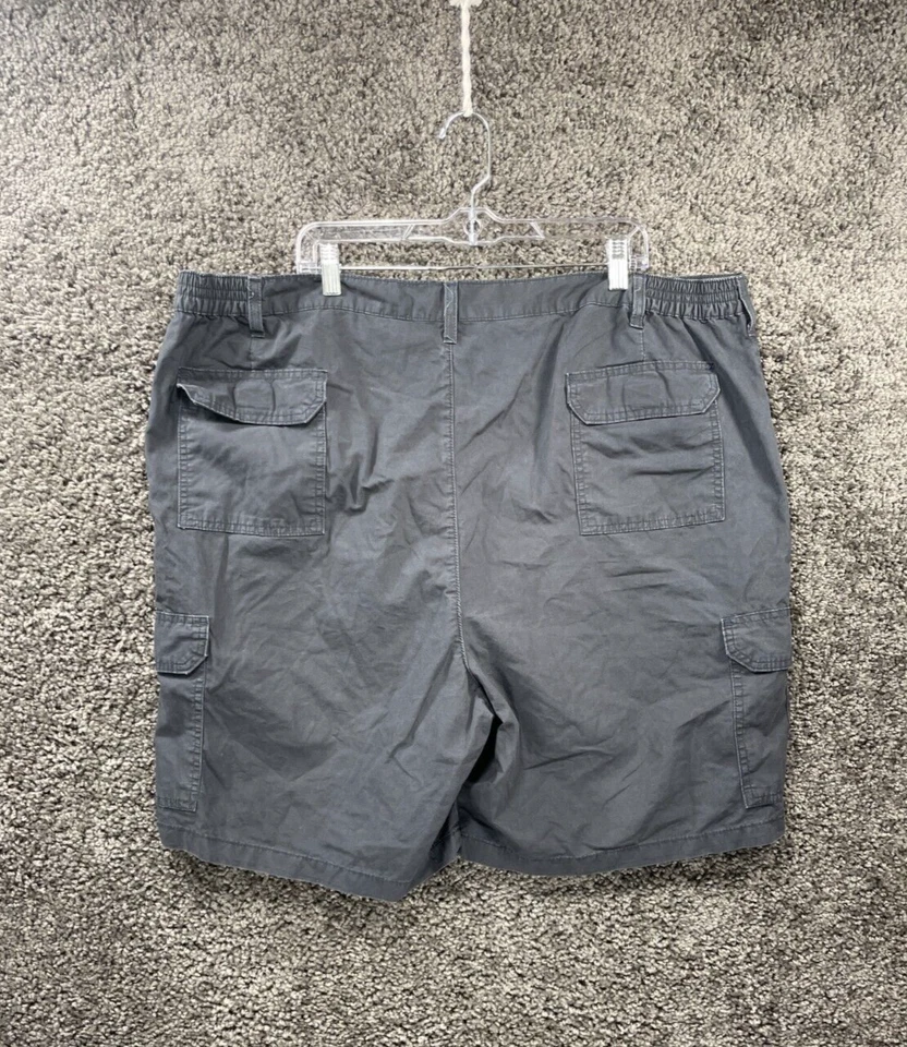 Shorts cargo Timber Creek By Wrangler masculino azul marinho claro algodão frente plana tamanho 46 - Imagem 2 de 4