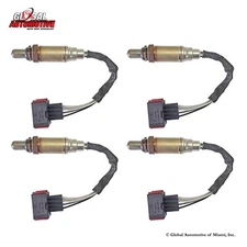 Set of 4 Bosch Oxygen O2 Sensor for 1997 1998 1999 Porsche Boxster H6 2.5L