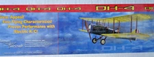 Dumas DH-4 Laser Cut Balsa  R/C Aircraft Kit 35" WS, #1812, NOB