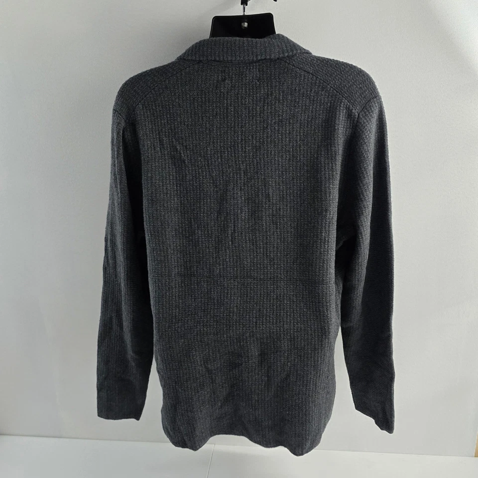 NWT Jos A Bank Reserve Mens Gray Wool Blend Button Front Knit Blazer Jacket L - Image 2 of 4