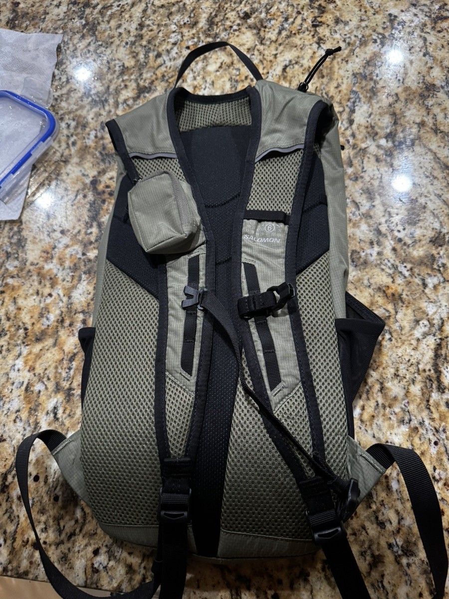 MM6 Maison Margiela Salomon Numeric Backpack Green khaki Nylon | eBay