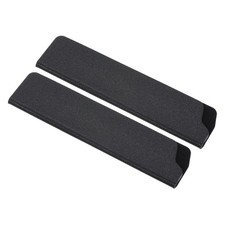 2Pcs ABS Kitchen Knife Sheath Cover Sleeves for 5" Santoku Knife, Black