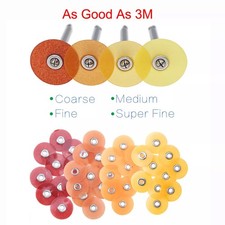 100pcs Dental SOFLEX Discs Composite Finishing Polishing Discs 9.5/12.7mm