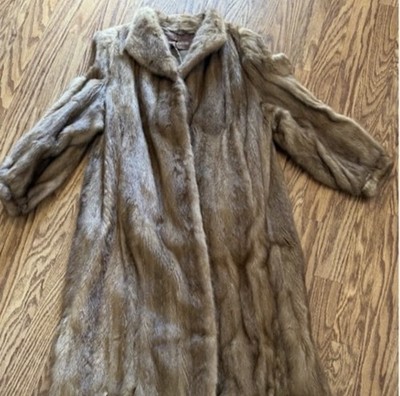 Vintage Juan de Cirota Mink Fur Coat Full Length   Restoration or Craft