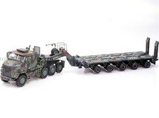 Panzerkampf American M1070 HEAVY TANK TRANSPORTER CAMOUFLAGE 1:72 DIECAST Model