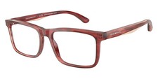 Emporio Armani Man Eyeglasses 0EA3227 6053 54mm Shiny Bordeaux/Top Smoke - NEW