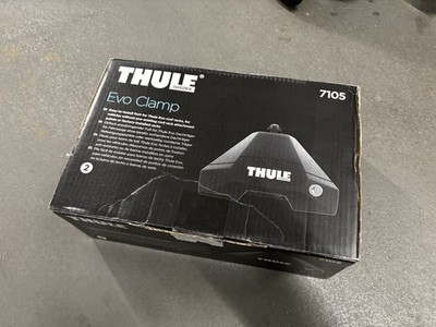 THULE 7105 Evo Clamp Fußsatz für Fahrzeuge ohne Dachanbindung - 4 Füße
