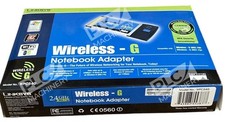 Linksys 2.4GHz 802.11g Wireless G Notebook Adapter WPC54G