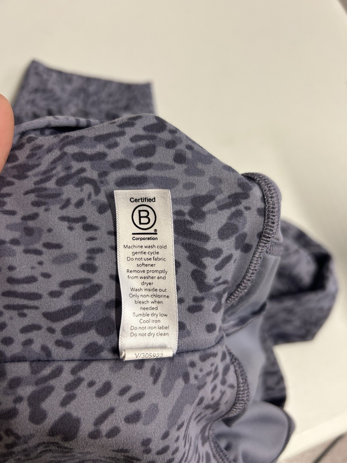 Gray Patterned High-Waist Lounge Pants - image 6