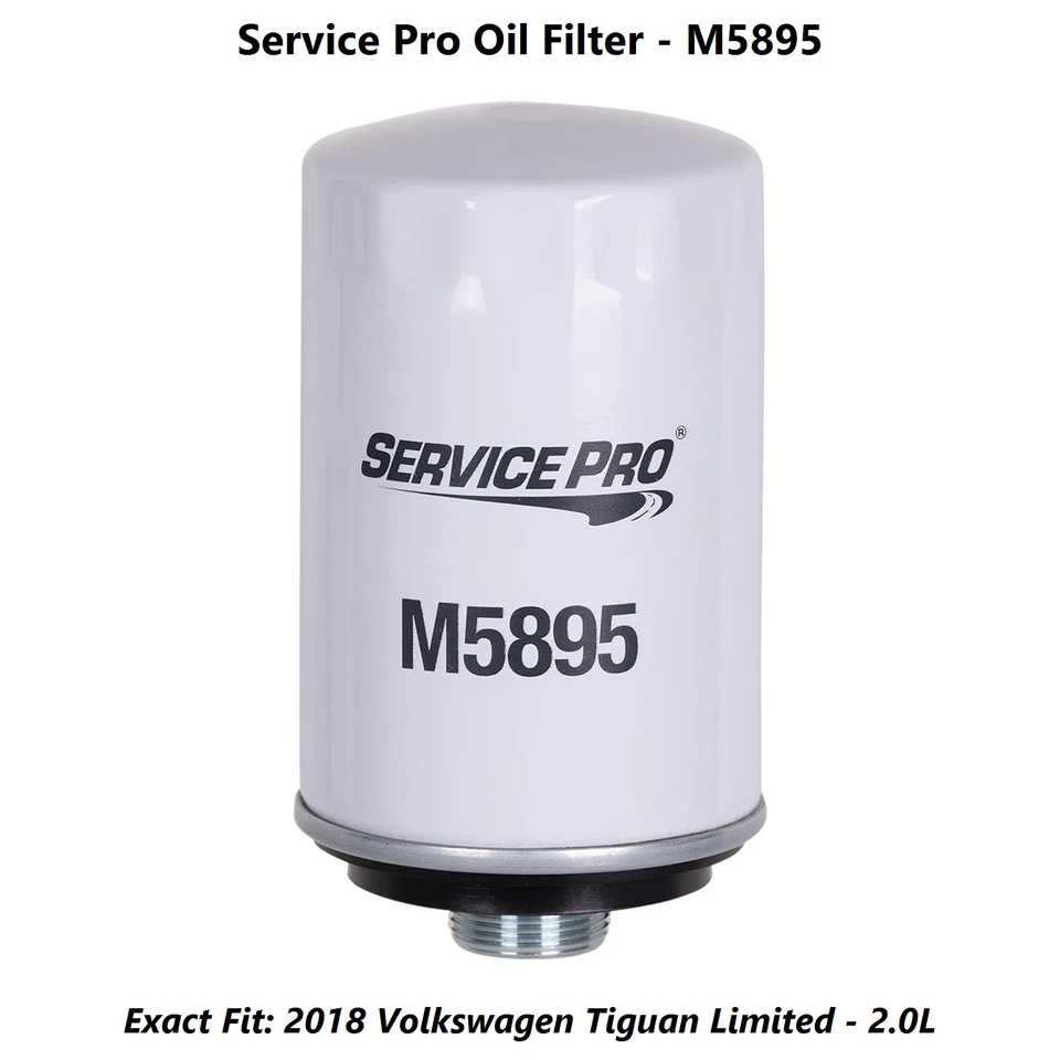 2018 Volkswagen Tiguan Limited 2.0L Complete Cabin, Air & Oil Filter Kit (5W-40) — 第 3/4 张图片