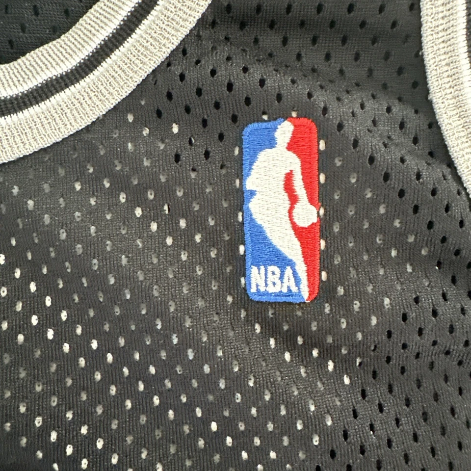 VTG 90s David Robinson Spurs Champion Satin Stitch Jersey Made In USA Size 44 - Image 3 of 4