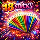 Crayons 18 Piece Crayons Set Crayons Coloured Pencils Drawing Sketching Pens