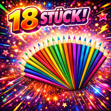 Buntstifte 18 Stück Buntstifte Set Malstifte Farbstifte Zeichnen Skizzierstifte