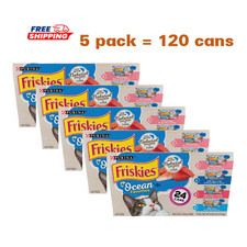 5 Pack, Purina® Friskies® Ocean Favorites Adult Cat Wet Food - 24 CT, 132 OZ 1.75 per gallon