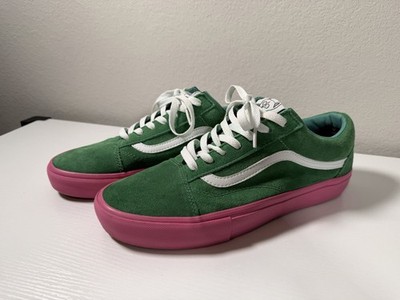 Wang Green Pink Vans Golf Wang Vans Syndicate Golf Wang Old Skool Pro  Green/Pink Mens Size
