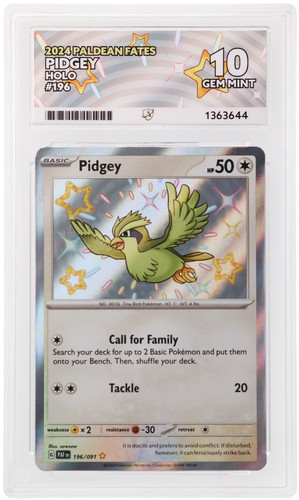 Pidgey graded ACE 10 for sale on eBay