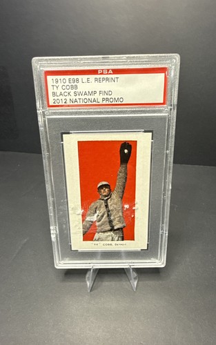 2012 1910 E98 Black Swamp Find Reprints - Ty Cobb PSA AUTH