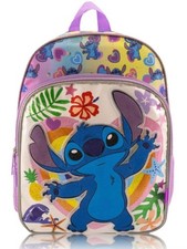 NEW Disney Kids' Stitch 14" Backpack in Purple