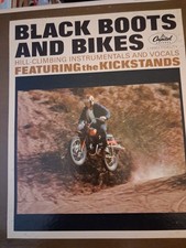 THE KICKSTANDS Black Boots And Bikes LP MONO Capitol GARY USHER Surf/Hot Rod NM-