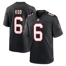 Koo Number #6 3D AOP Style Football Jersey Black Men All Size S-5XL ND1516