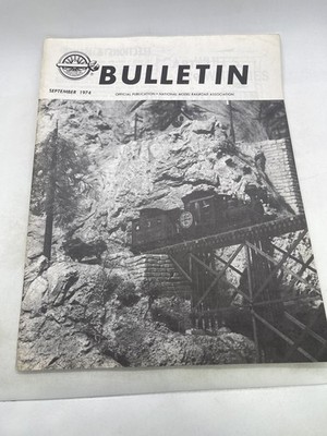 NMRA BULLETIN September 1974 Model Railroad Train Layout Magazine Hobby