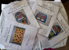 Melissa Shirley - Blueberry House - 3D Needlepoint Canvases  4 Stitch Guides