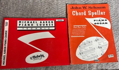 Chord Speller  John W Schaum, 1967,Piano Course Technic, Belwin, 1994, used, M-2