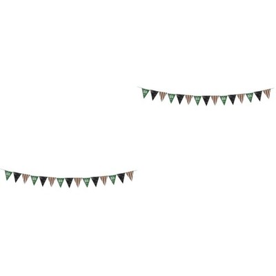Set of 2 Fußball Banner Dekoration Fußball-deko Sportparty -Dekorationen