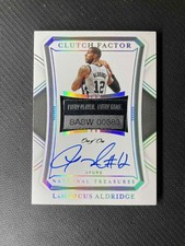 LaMarcus Aldridge 1/1 2020-21 National Treasures Auto Clutch Factor Laundry Tag 