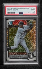2022 Bowman Chrome Prospects Mega Box Mojo Refractor Oscar Colas PSA 9 MINT 2l4