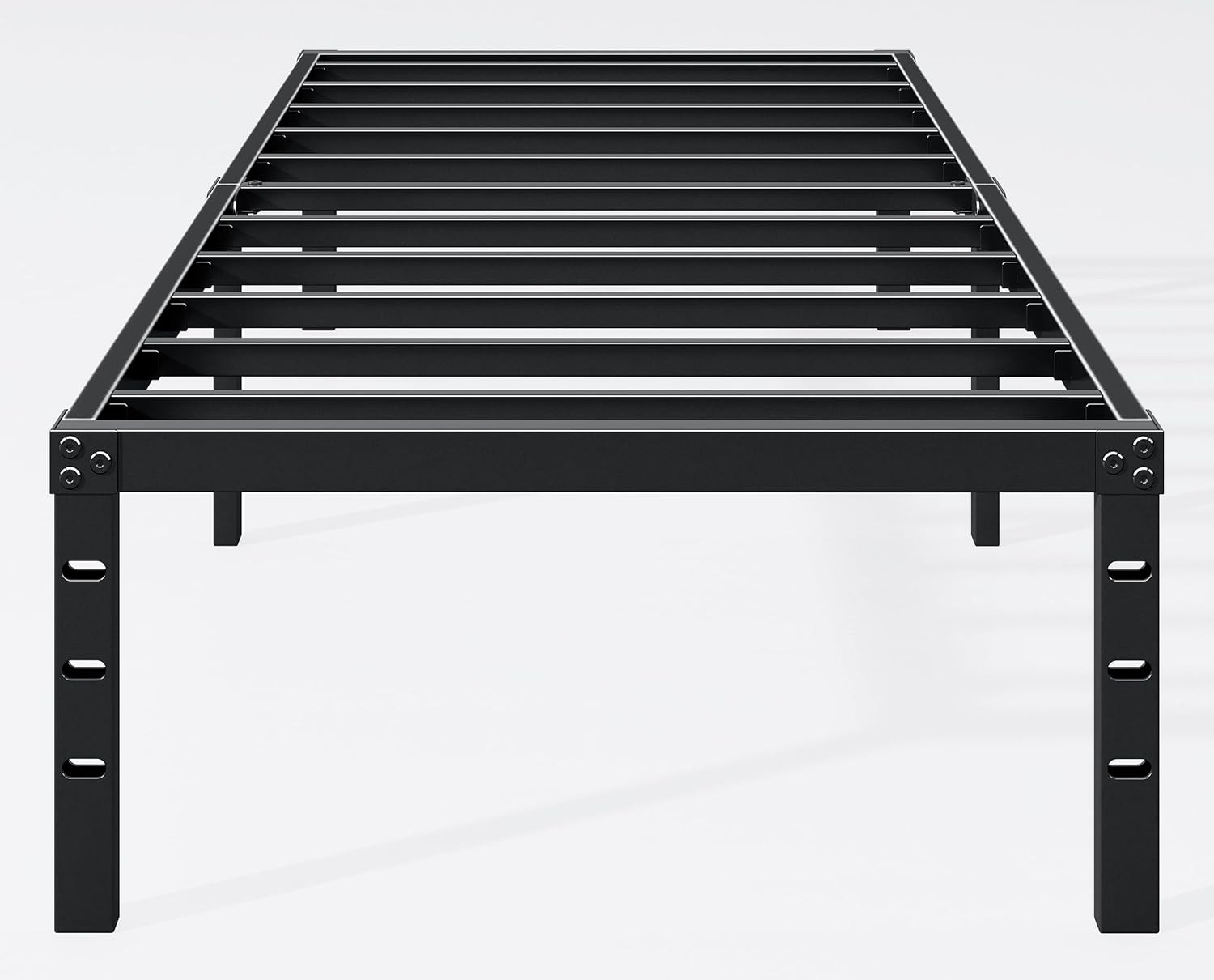 - Sturdy Metal Platform Twin Size, No Box Spring Needed,
