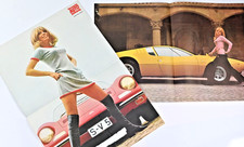 Autos Und Madchen Ferrari Dino Detomaso Mangusta Poster Vintage 1969 - L3a Autos Und Madchen Ferrari Dino Detomaso Mangusta Poster Vintage 1969 - L3a