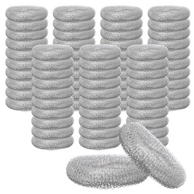 72 Pcs Stainless Steel Lint Traps for Washing Machine, Silver Laundry