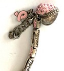 Vintage 2  Signed Brighton Silver Chunky Charm Chain Chunky Bracelets — photo 9