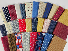 Patriotic Fabric Layer Cake 30-10" Squares Quilt Shop Quality Cotton Vintage