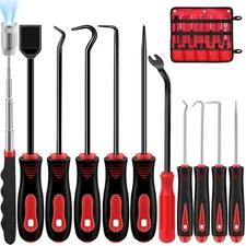 11 Pcs Hook and Pick Set Mechanic, Automotive Pick Tool for Car Oil Seal/O-Ri...