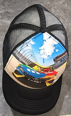 M&Ms NASCAR Racing Hat Cap Snap Back Foam One Size Black Auto Racing Kyle Busch