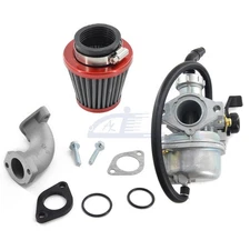PZ22 22mm Carburetor & Air Filter For 110cc 125cc SSR Sunl Taotao Pit Bike ATV