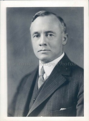 1929 Photo CV Vickrey Executive Vice President Golden Rule Foundation