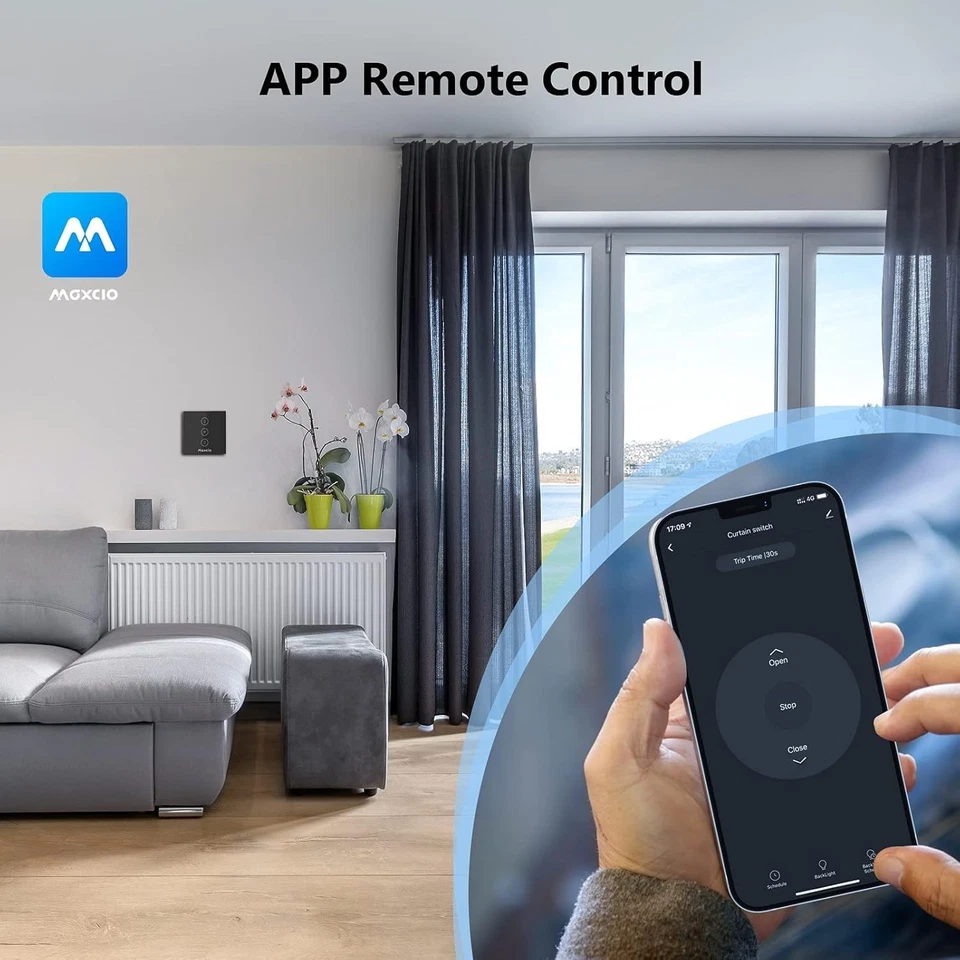 Interruttore Tapparelle WiFi Maxcio Smart Switch per Tapparelle Elettriche - Immagine 4 di 4