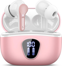 Wireless Earbuds, Bluetooth 5.4 Headphones Hifi Stereo, Bluetooth Earbuds with E