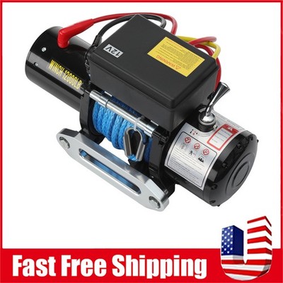 12000LBS Electric Winch 12V Synthetic Cable for 1963-1965 TORNADO 3.8L 85FT