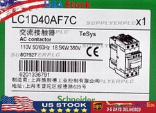 New Schneider LC1D40AF7C AC Contactor 40A 110...