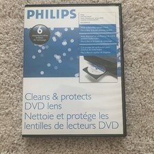 Philips DVD Laser Lens Cleaner Disc SVC2520W/27 6 Micro-Fiber Brushes