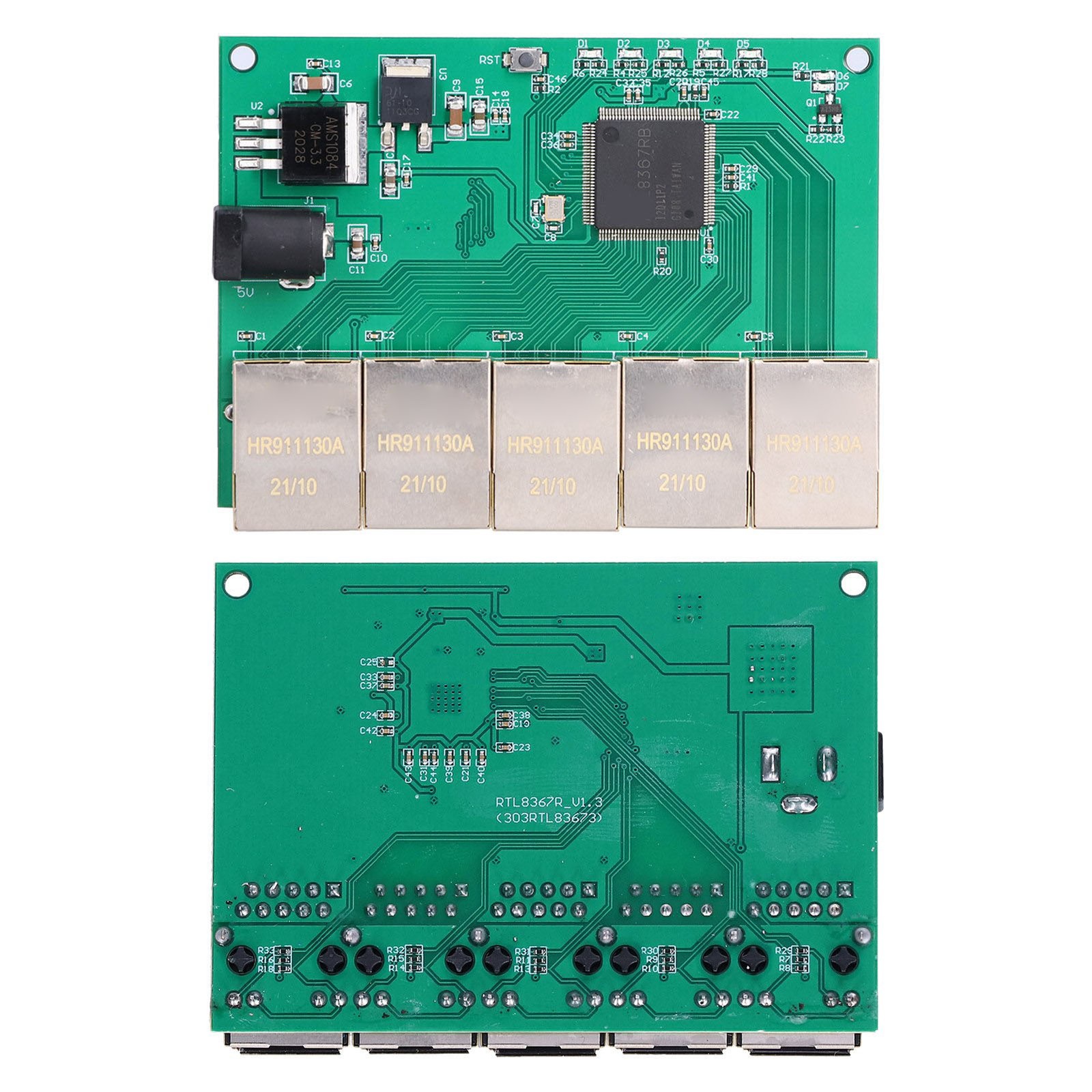 .5 Port Switch Module 1000M 100M ACTIVE Gigabit Ethernet Block Based For