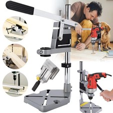 2 in 1 Drill Stand Drill Holder Heavy Duty Multifunctional Sturdy for Bench Work