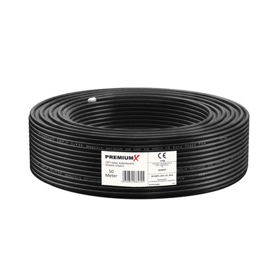 CAT7 Netzwerkkabel Verlegekabel LAN Kabel UV Outdoor Außen Kupfer Datenkabel 50m