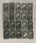 20 x 1g .999 Fine Silver Bar Yin Yang Design 20 Grams Silver Bullion