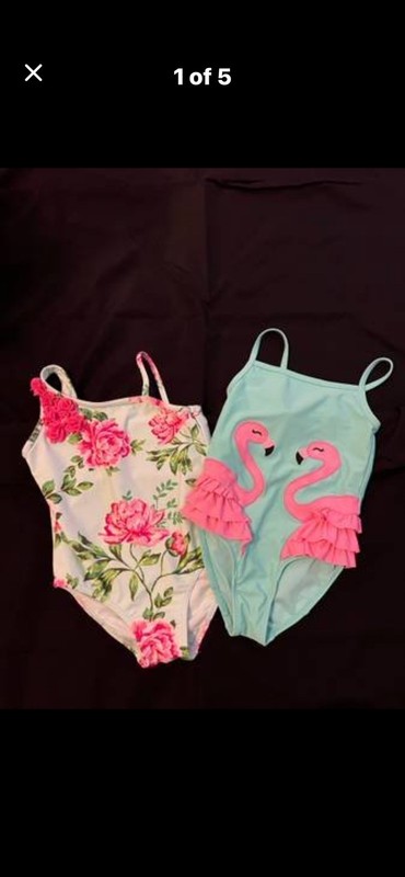 🌸🦩 Girls Gymboree Swimsuit Bundle – Size 4T/5T – ADORABLE! 🦩🌸